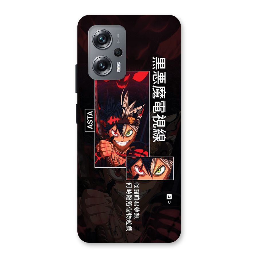 Asta Black Clover Back Case for Redmi K50i
