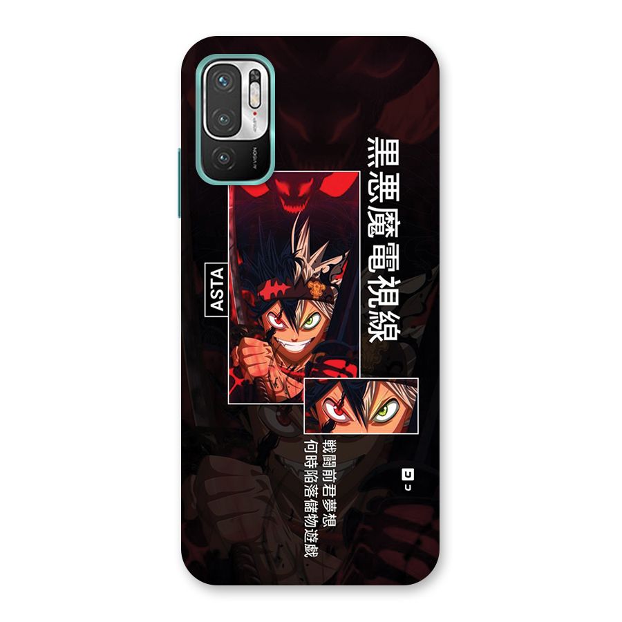 Asta Black Clover Back Case for Redmi Note 10T 5G