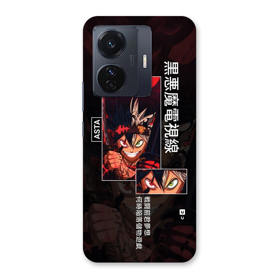 Asta Black Clover Back Case for Vivo T1 Pro