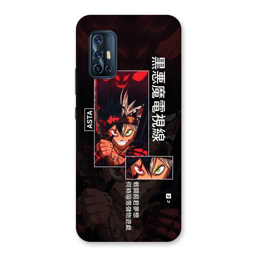 Asta Black Clover Back Case for Vivo V17