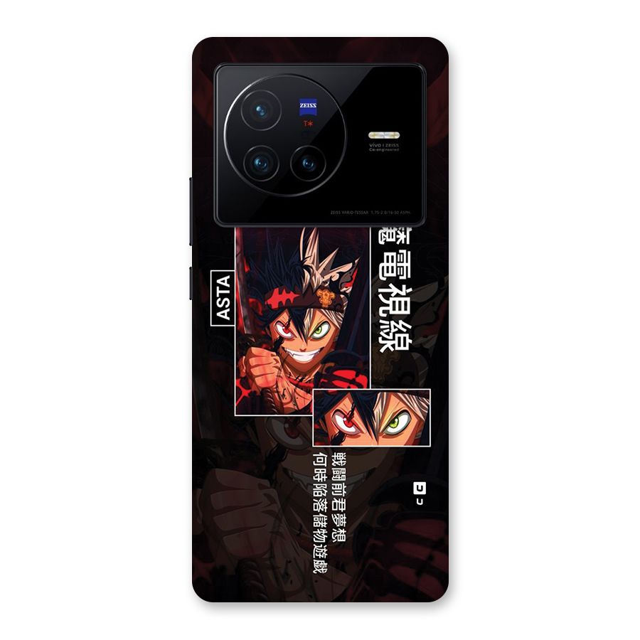 Asta Black Clover Back Case for Vivo X80