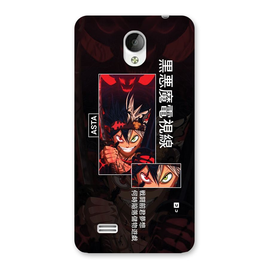 Asta Black Clover Back Case for Vivo Y21