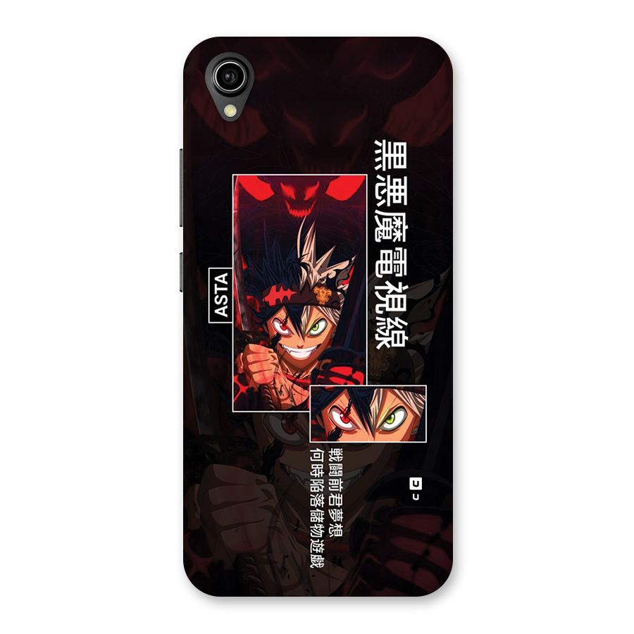 Asta Black Clover Back Case for Vivo Y90
