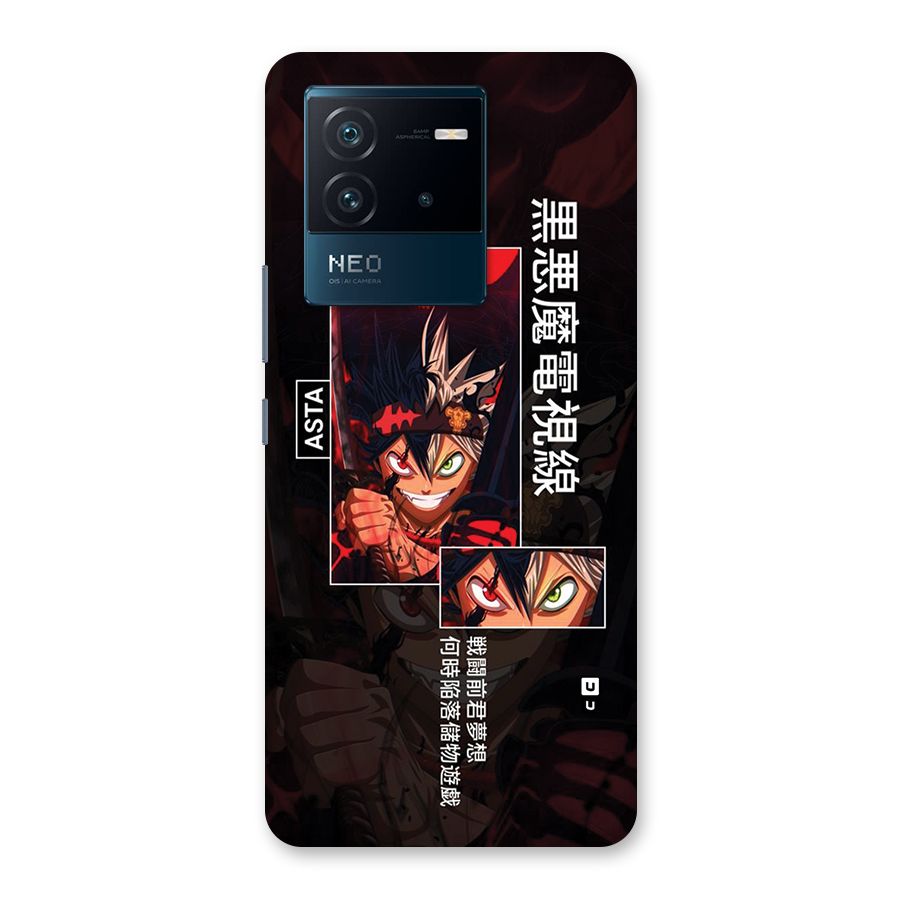 Asta Black Clover Back Case for Vivo iQOO Neo 6 5G