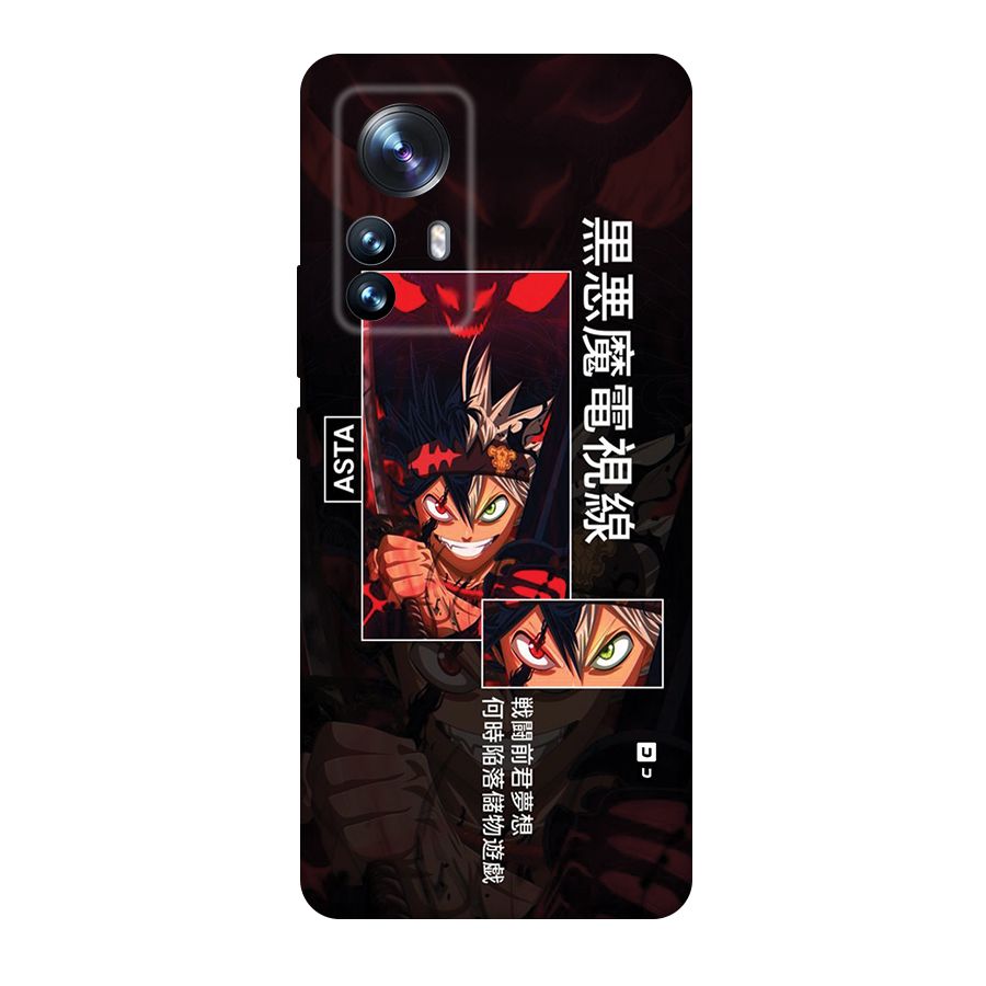 Asta Black Clover Back Case for Xiaomi 12 Pro