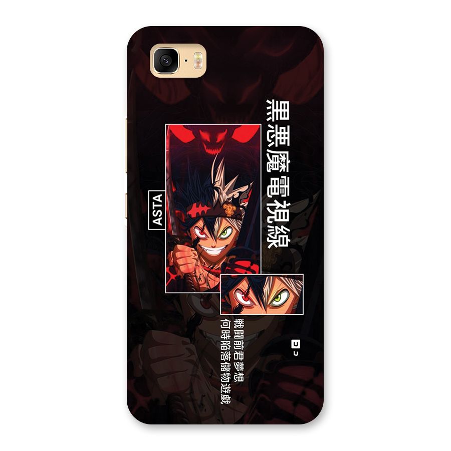 Asta Black Clover Back Case for Zenfone 3s Max