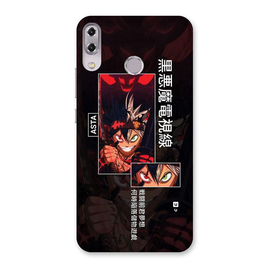 Asta Black Clover Back Case for Zenfone 5Z