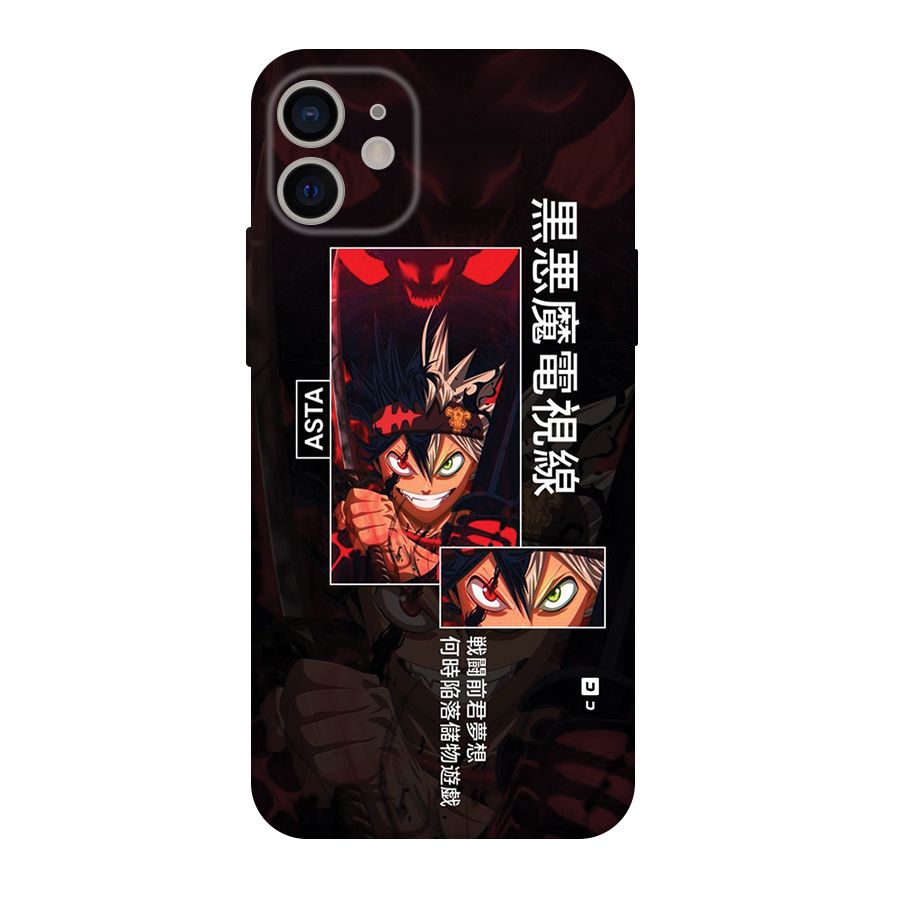 Asta Black Clover Back Case for iPhone 11