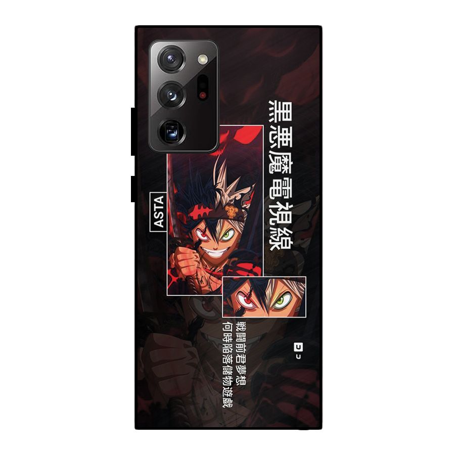 Asta Black Clover Metal Back Case for Galaxy Note 20 Ultra 5G