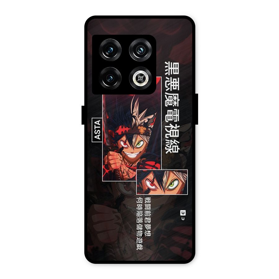 Asta Black Clover Metal Back Case for OnePlus 10 Pro 5G