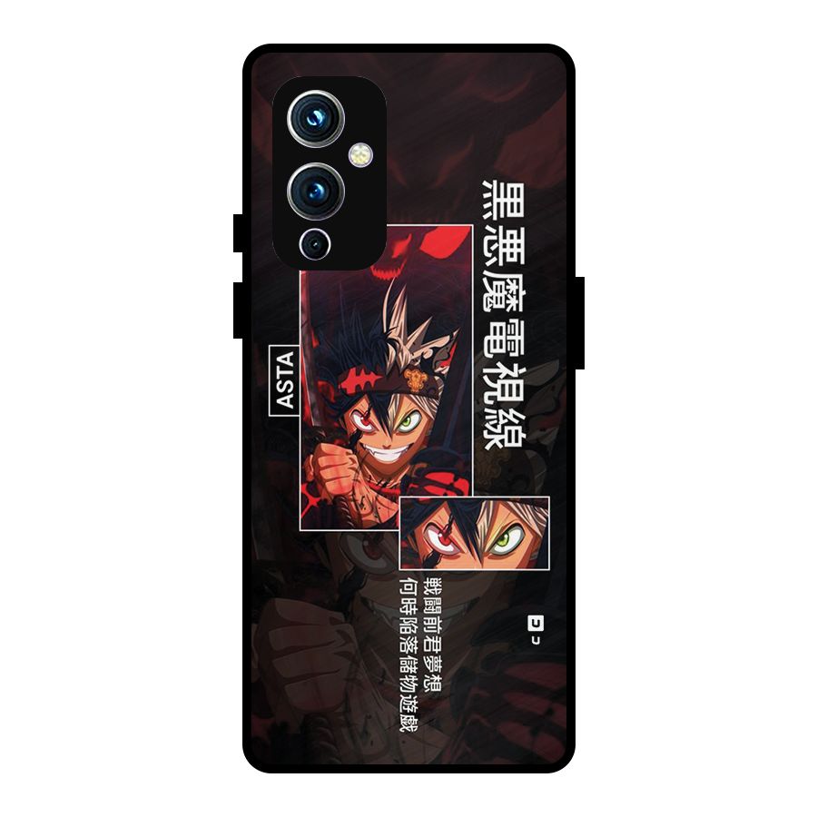 Asta Black Clover Metal Back Case for OnePlus 9