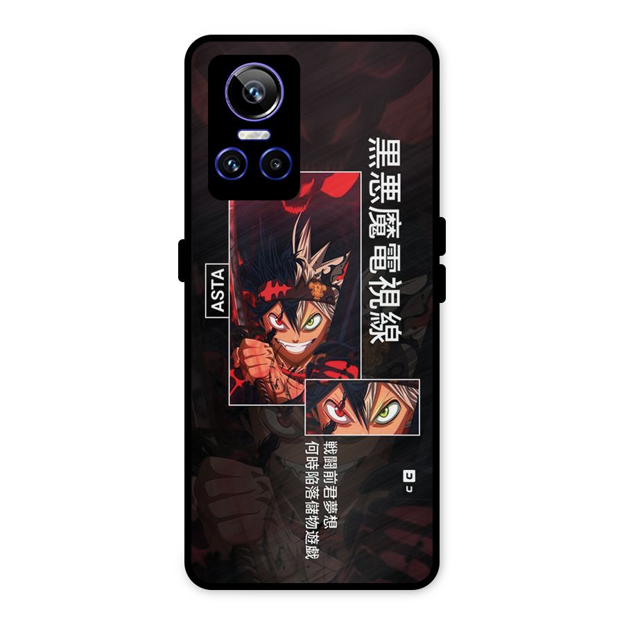 Asta Black Clover Metal Back Case for Realme GT Neo 3