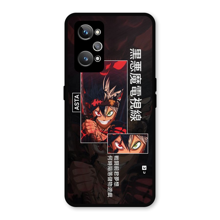 Asta Black Clover Metal Back Case for Realme GT Neo 3T