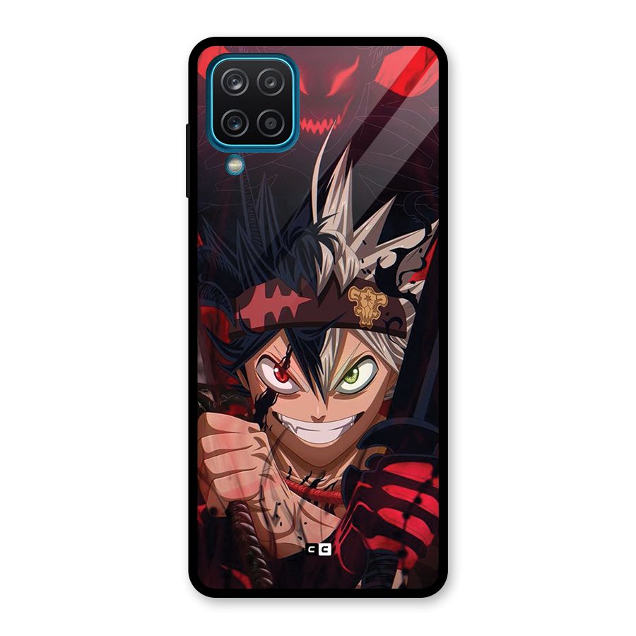 Asta Ready For Battle Glass Back Case for Galaxy A12