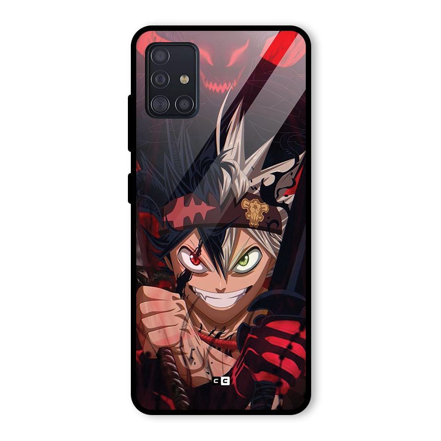 Asta Ready For Battle Glass Back Case for Galaxy A51