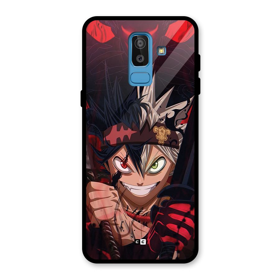 Asta Ready For Battle Glass Back Case for Galaxy J8