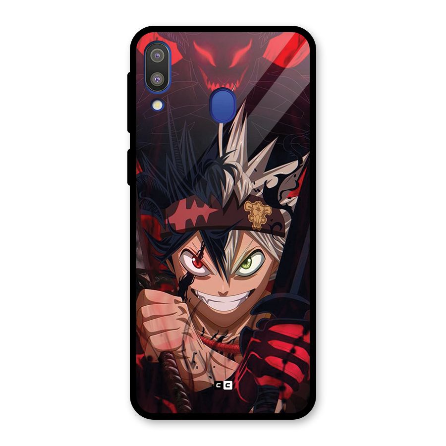Asta Ready For Battle Glass Back Case for Galaxy M20