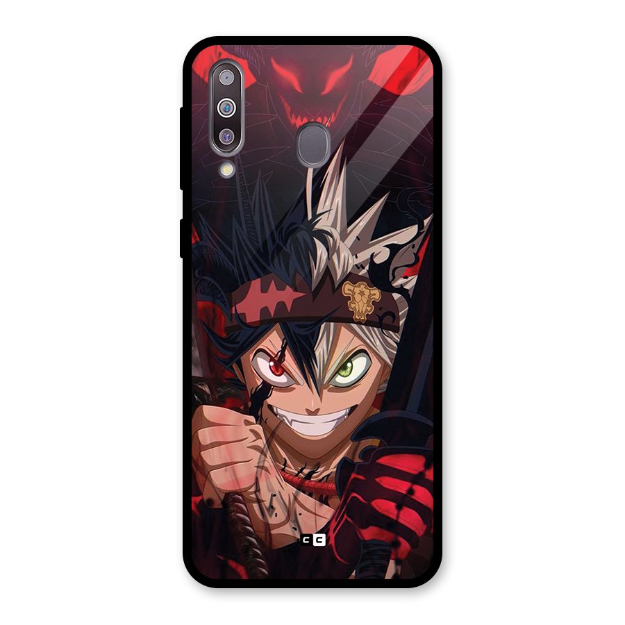 Asta Ready For Battle Glass Back Case for Galaxy M30