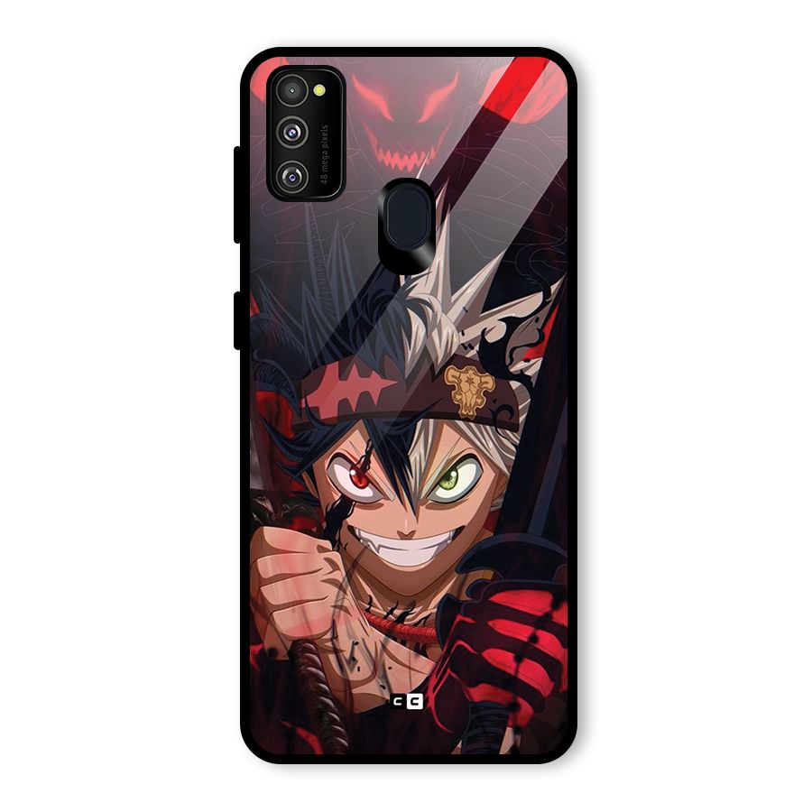 Asta Ready For Battle Glass Back Case for Galaxy M30s