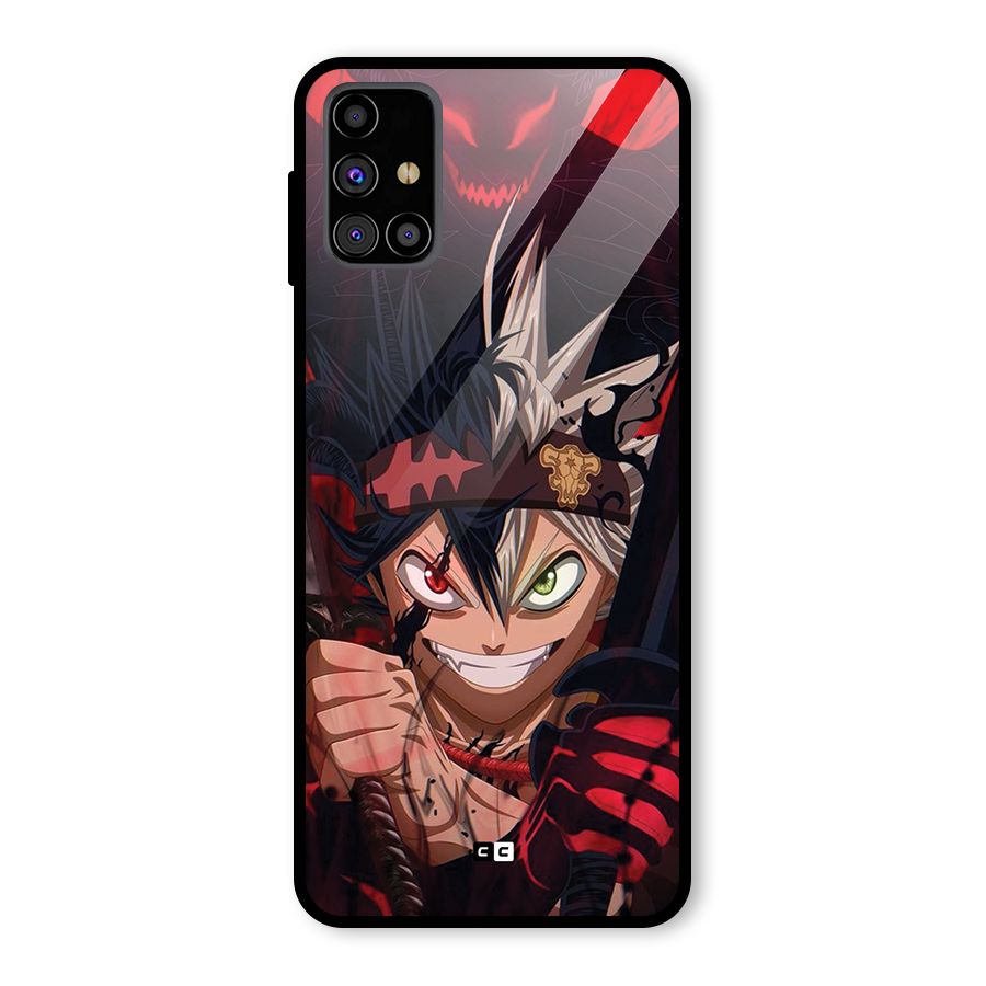 Asta Ready For Battle Glass Back Case for Galaxy M31s