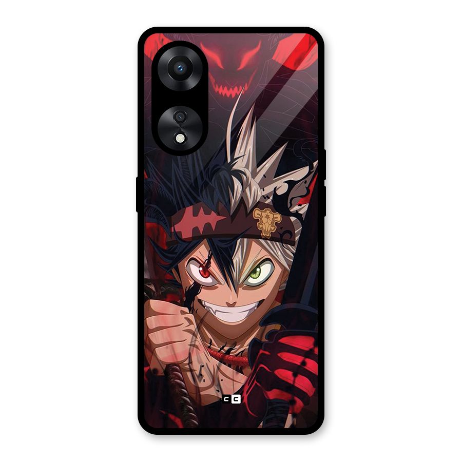Asta Ready For Battle Glass Back Case for Oppo A78