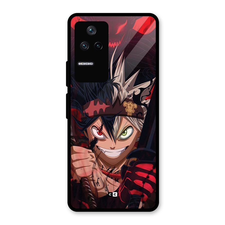 Asta Ready For Battle Glass Back Case for Poco F4 5G