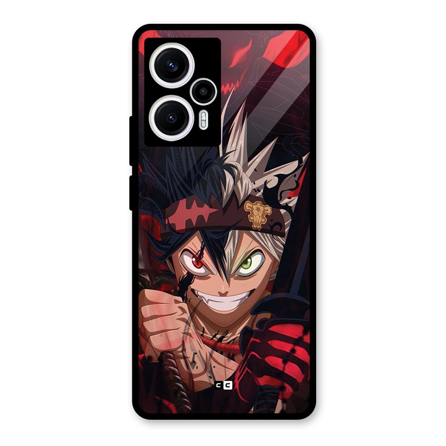 Asta Ready For Battle Glass Back Case for Poco F5