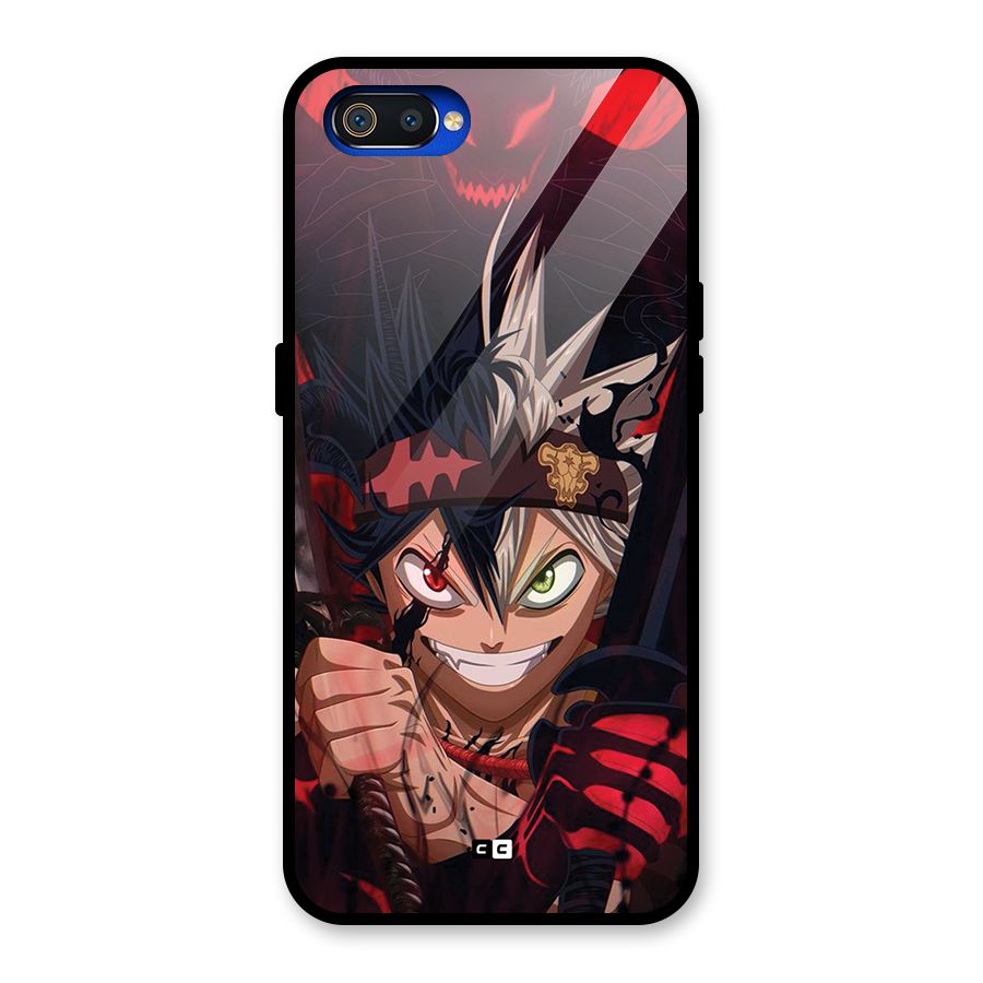Asta Ready For Battle Glass Back Case for Realme C2