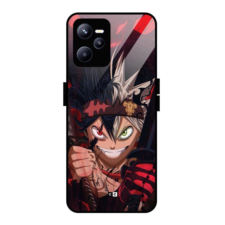 Asta Ready For Battle Glass Back Case for Realme C35