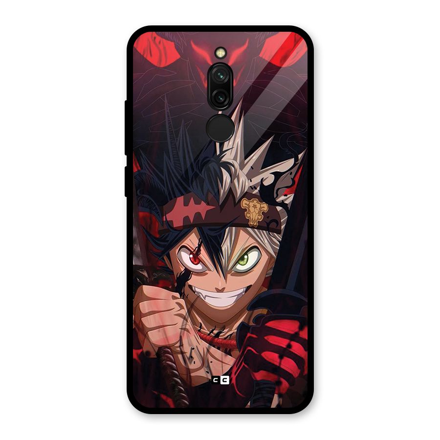 Asta Ready For Battle Glass Back Case for Redmi 8