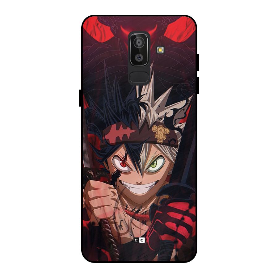 Asta Ready For Battle Metal Back Case for Galaxy J8