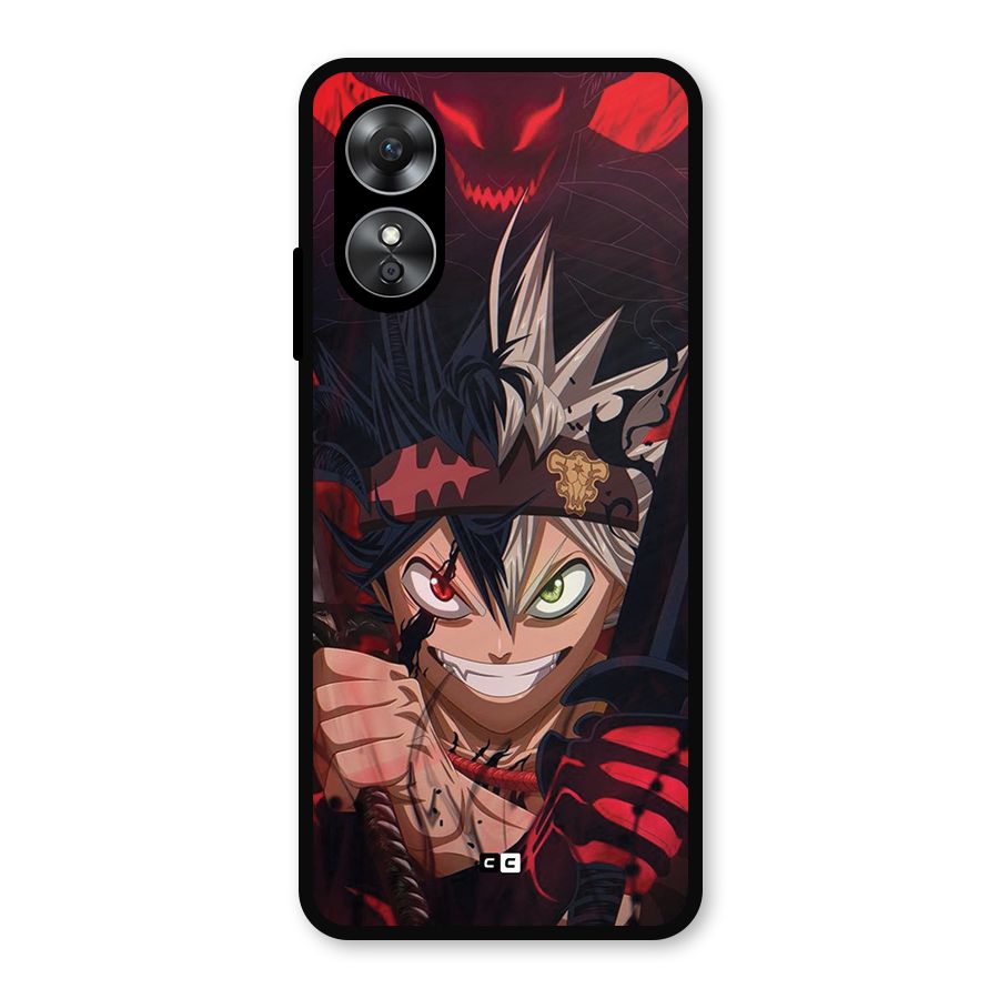 Asta Ready For Battle Metal Back Case for Oppo A17