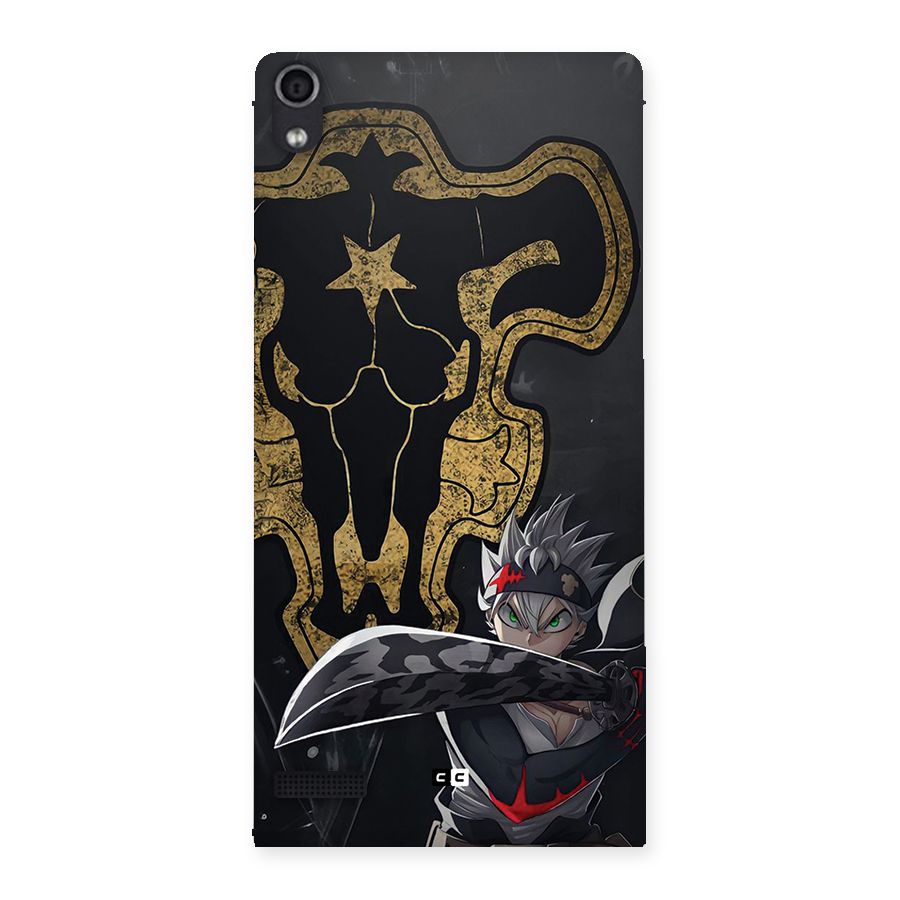 Asta With Black Bulls Back Case for Ascend P6