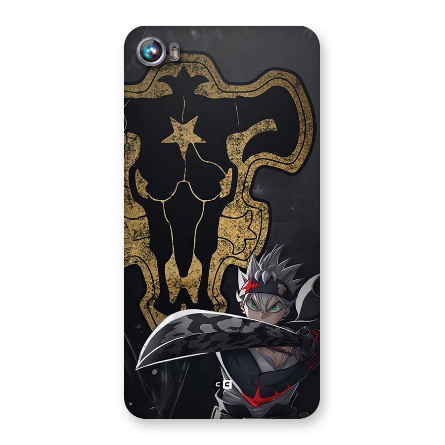 Asta With Black Bulls Back Case for Canvas Fire 4 (A107)