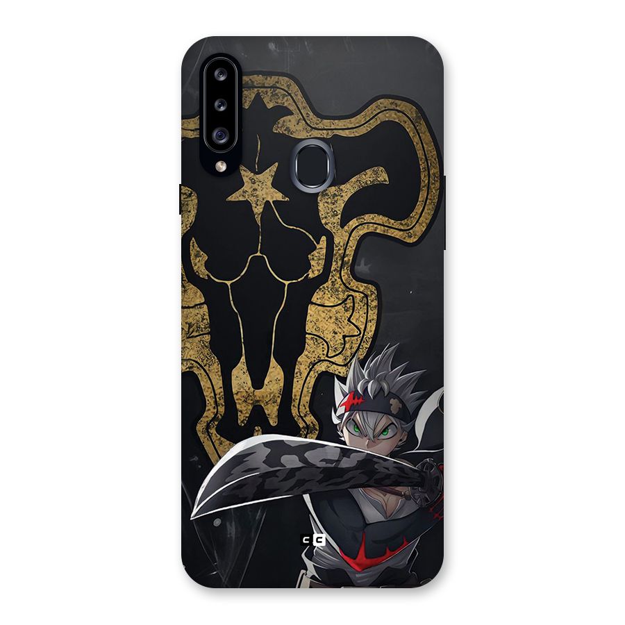 Asta With Black Bulls Back Case for Galaxy A20s