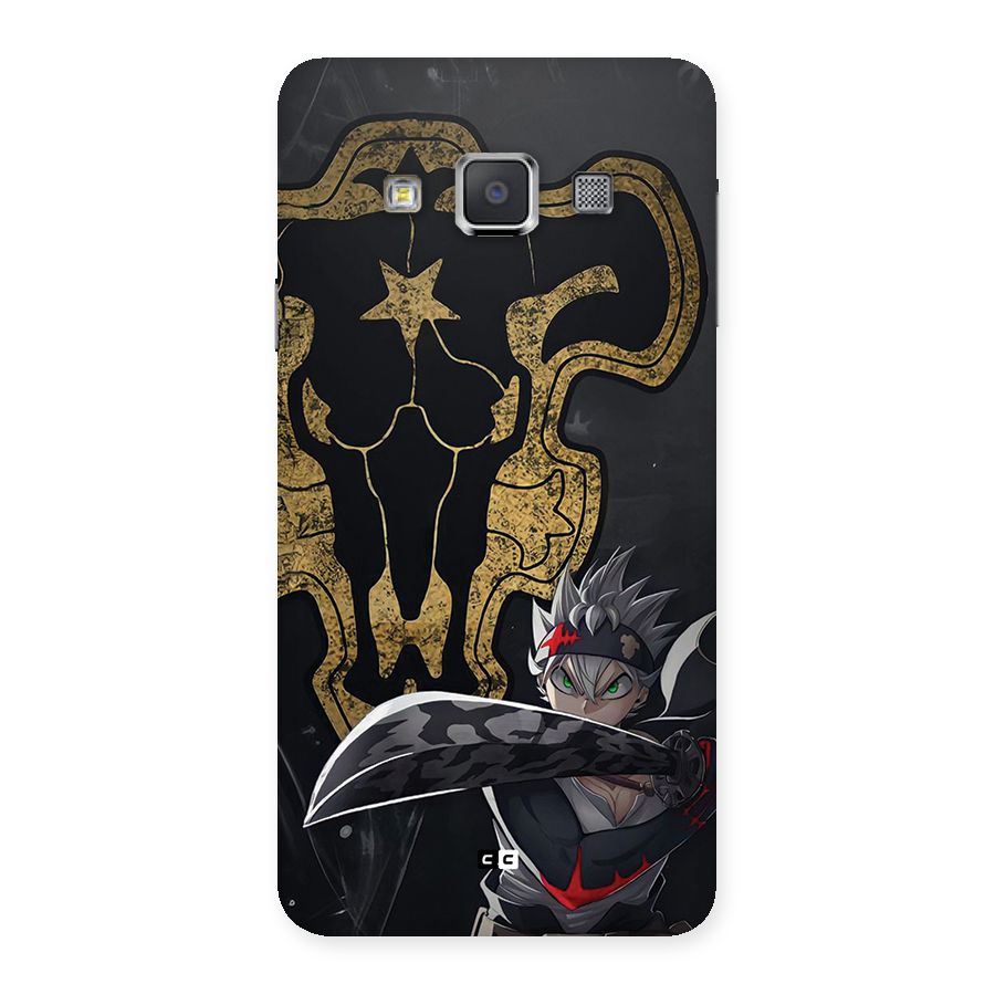 Asta With Black Bulls Back Case for Galaxy A3