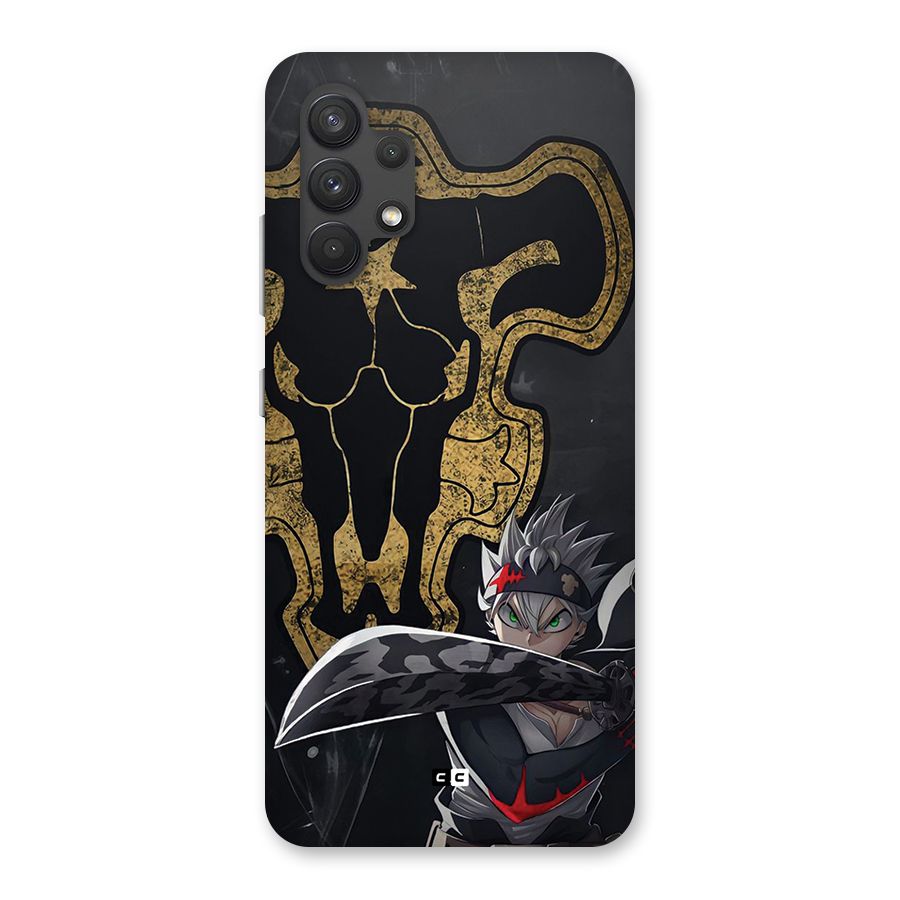 Asta With Black Bulls Back Case for Galaxy A32