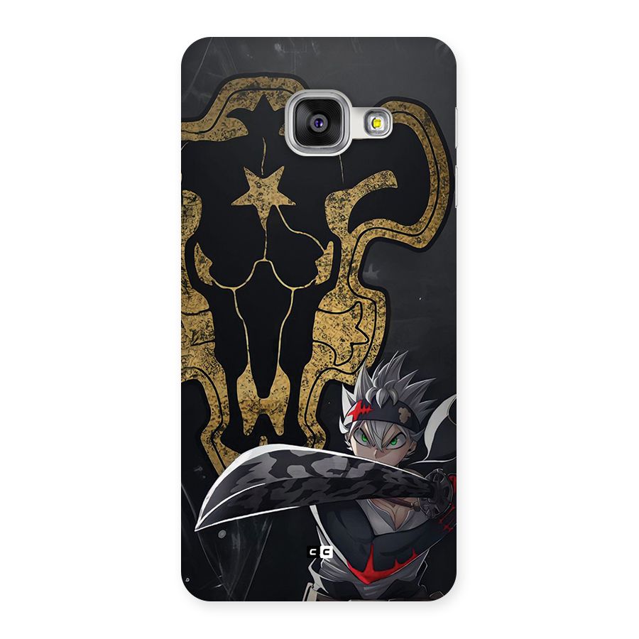Asta With Black Bulls Back Case for Galaxy A3 (2016)