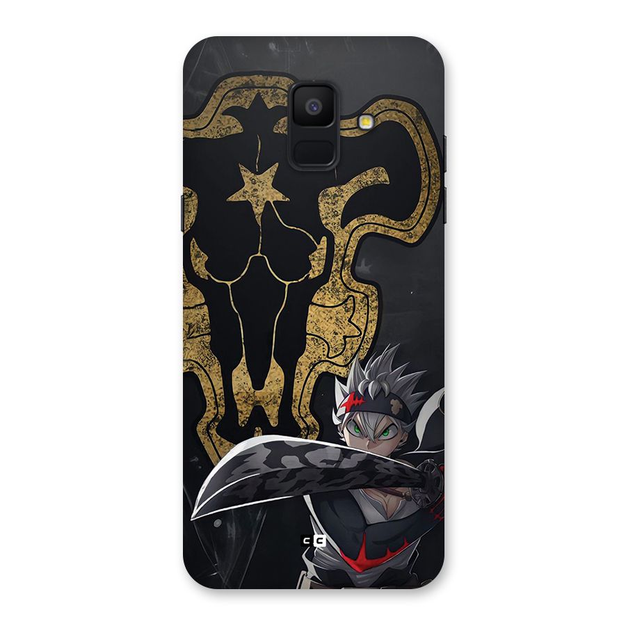 Asta With Black Bulls Back Case for Galaxy A6 (2018)