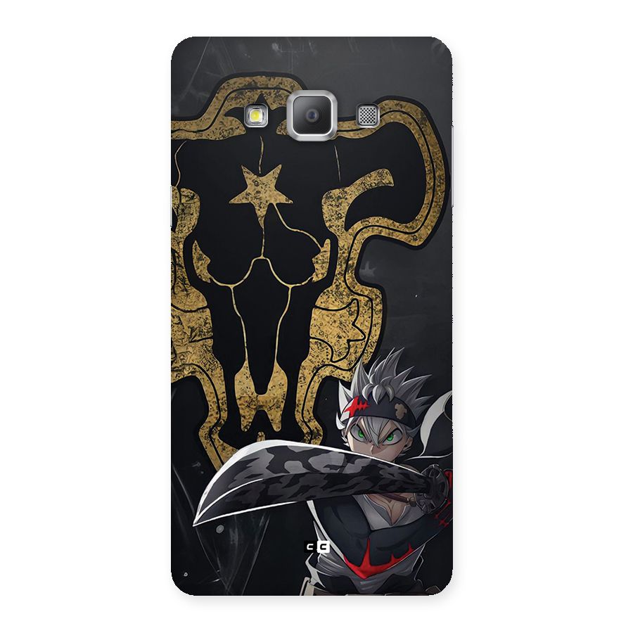 Asta With Black Bulls Back Case for Galaxy A7