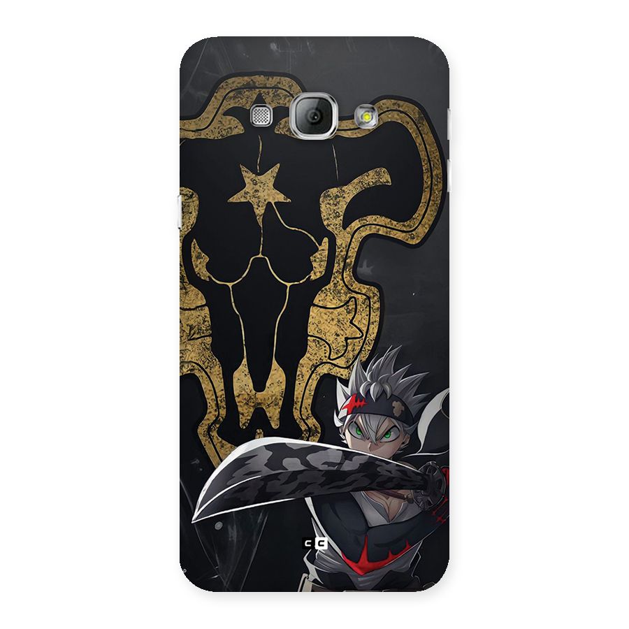 Asta With Black Bulls Back Case for Galaxy A8