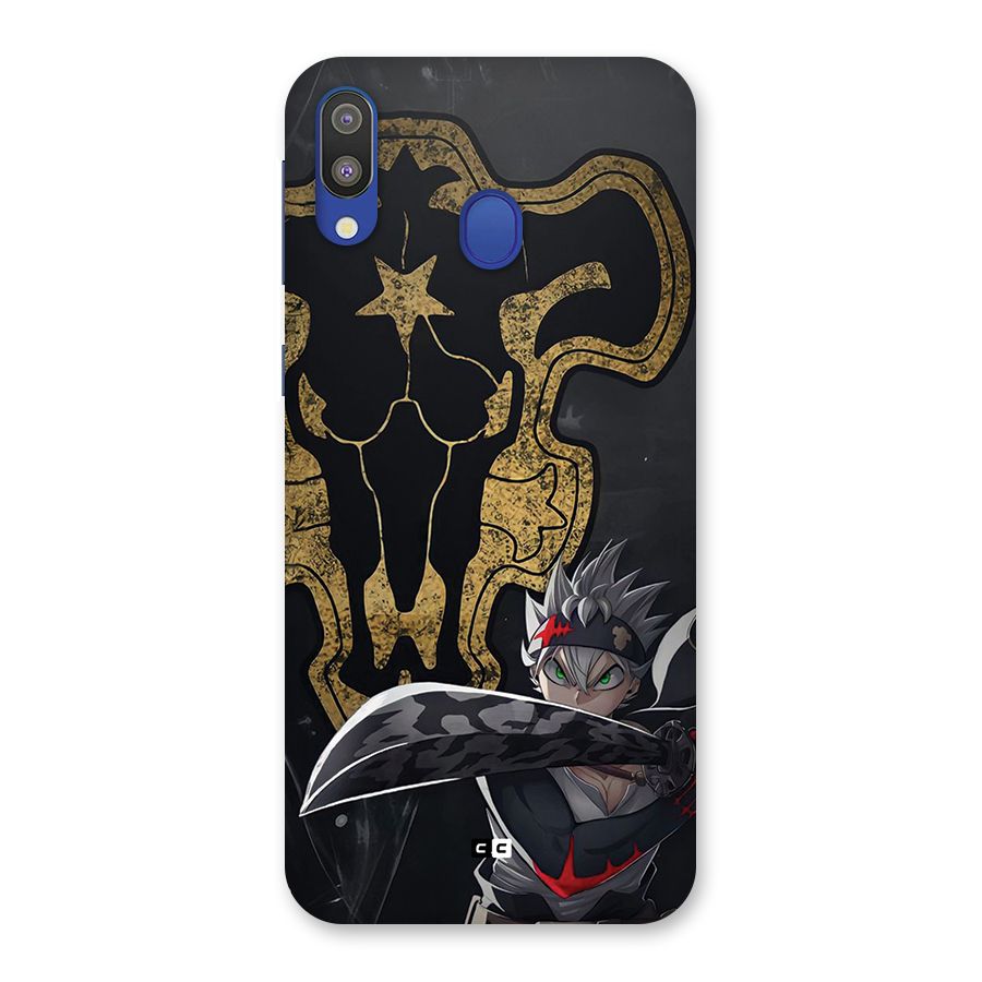 Asta With Black Bulls Back Case for Galaxy M20