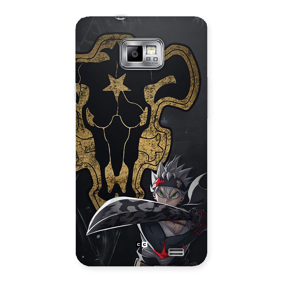 Asta With Black Bulls Back Case for Galaxy S2