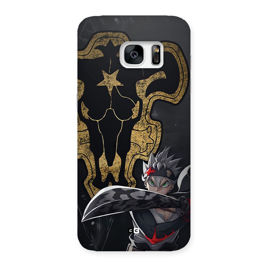 Asta With Black Bulls Back Case for Galaxy S7 Edge