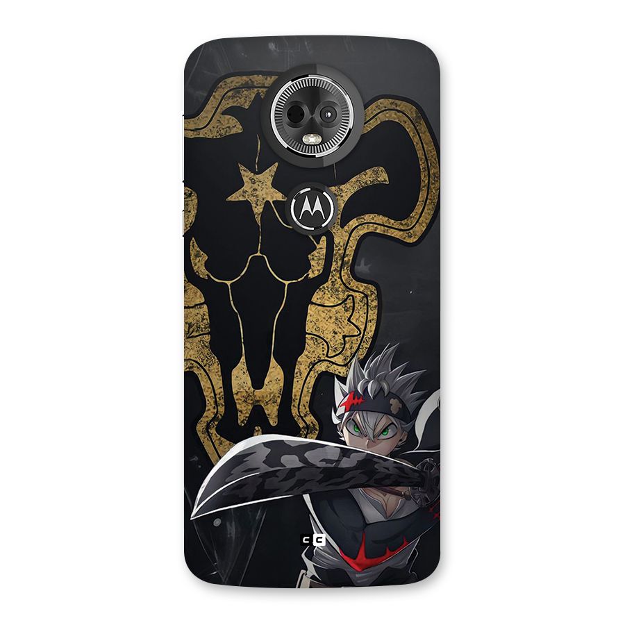 Asta With Black Bulls Back Case for Moto E5 Plus