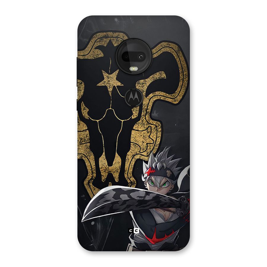 Asta With Black Bulls Back Case for Moto G7
