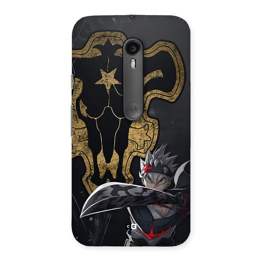 Asta With Black Bulls Back Case for Moto G Turbo