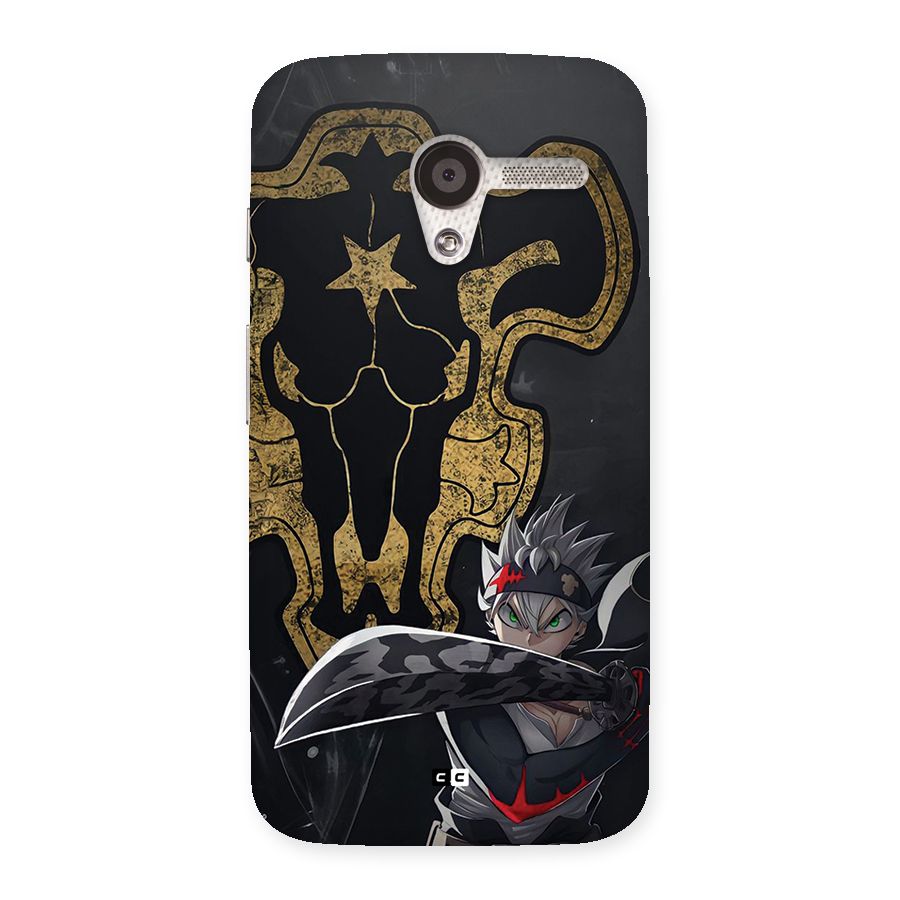 Asta With Black Bulls Back Case for Moto X