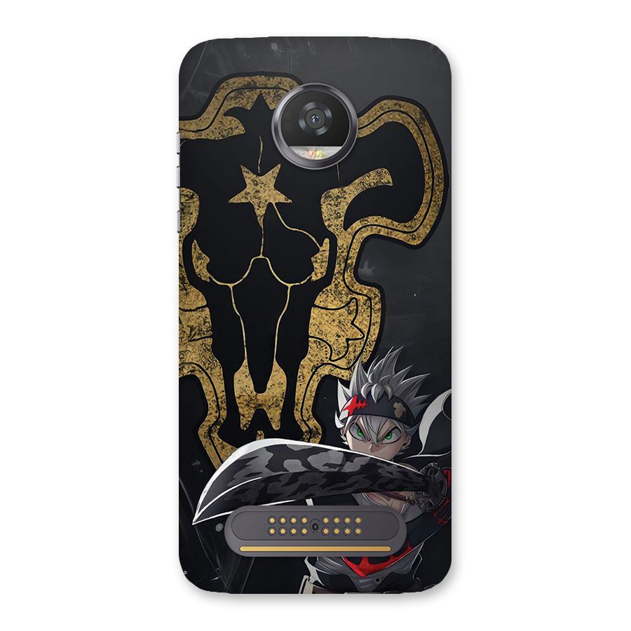 Asta With Black Bulls Back Case for Moto Z2 Play