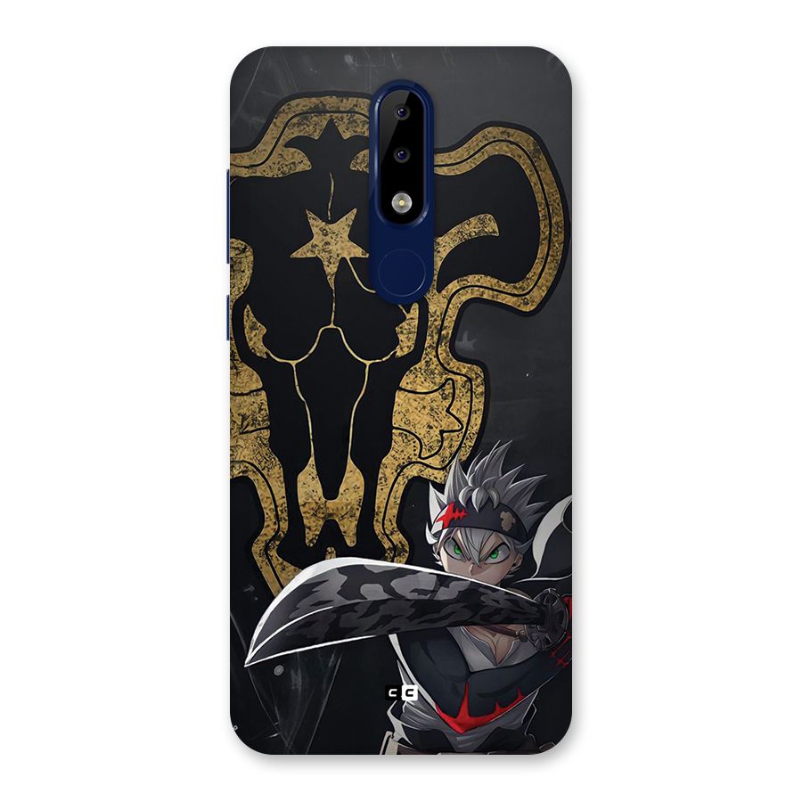 Asta With Black Bulls Back Case for Nokia 5.1 Plus